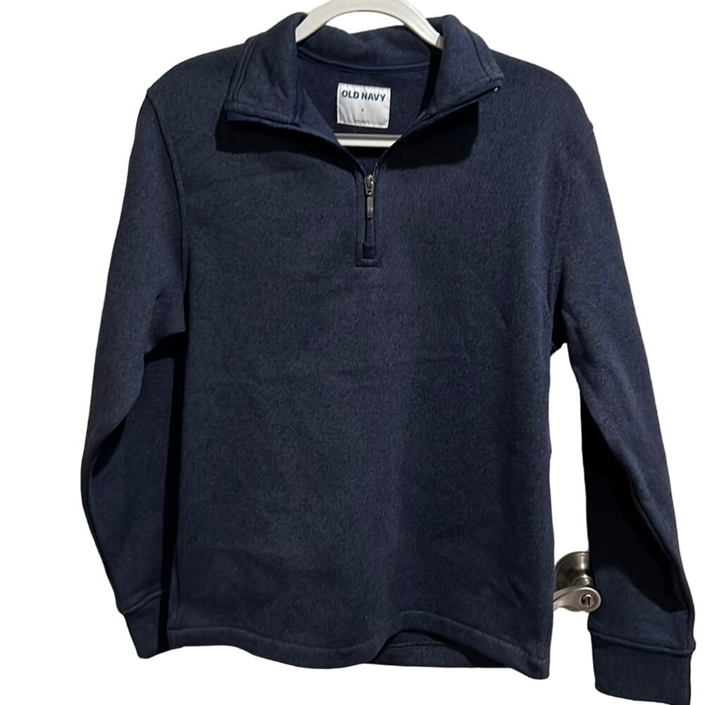 Old Navy men’s pullover quarter zip sweater shirt Size Small NWT nice blue color